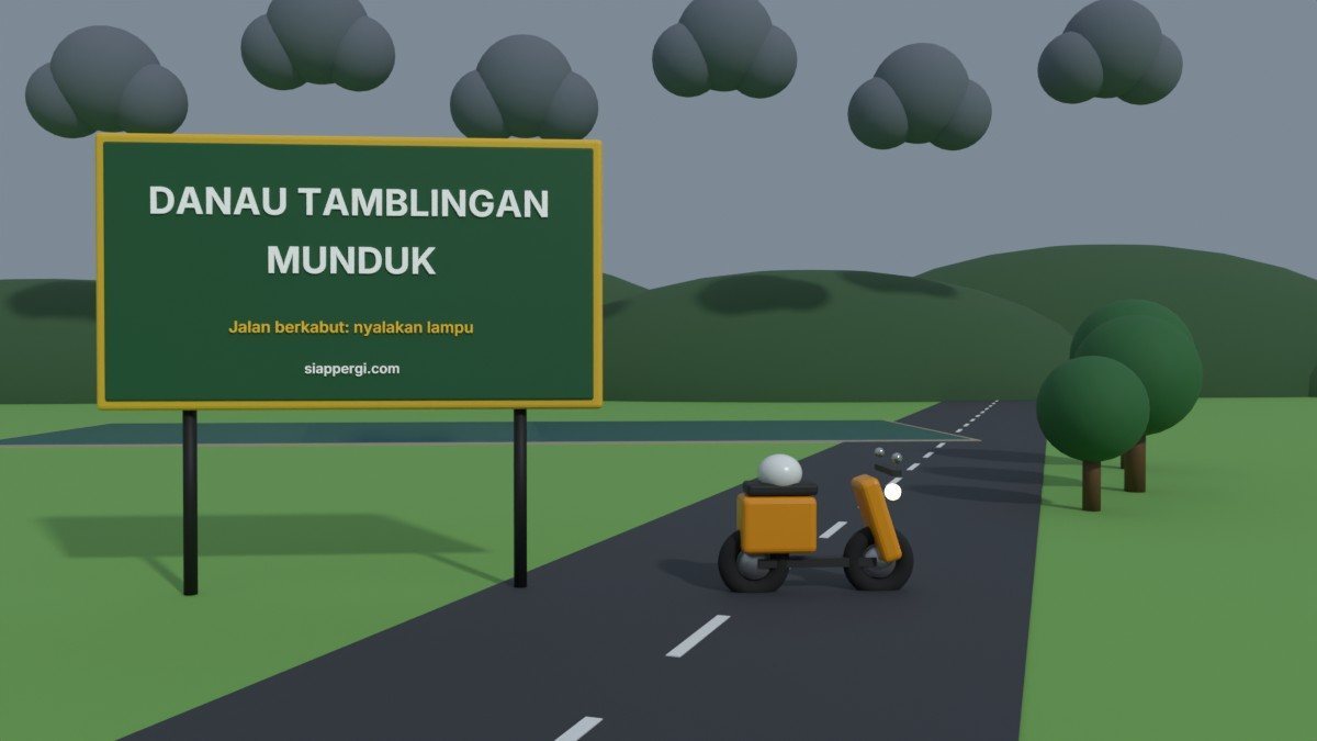 Lake Tamblingan near Munduk, a cool stop on the Bedugul–Munduk route.