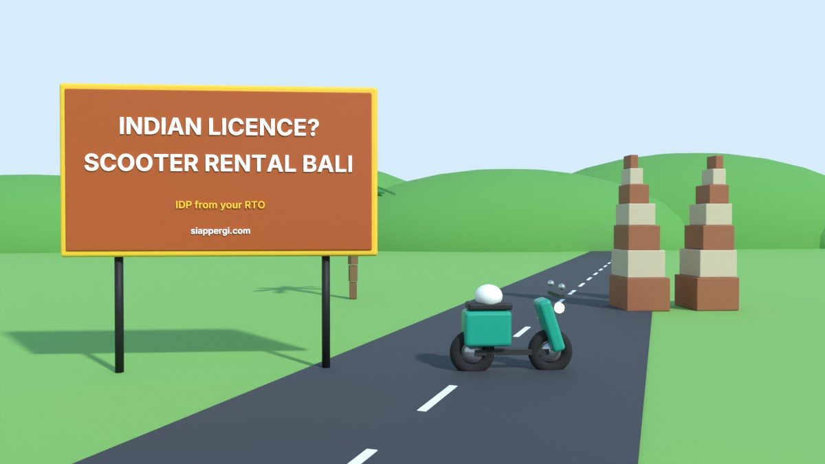 Renting a Scooter in Bali with an Indian Licence: IDP from Your RTO