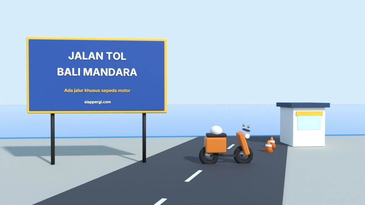 The Bali Mandara toll road has a dedicated motorbike lane linking Benoa, the airport and Nusa Dua.