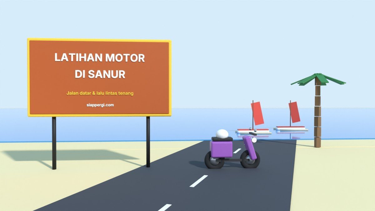 Sanur is ideal for day one: calmer traffic and relatively wide roads.