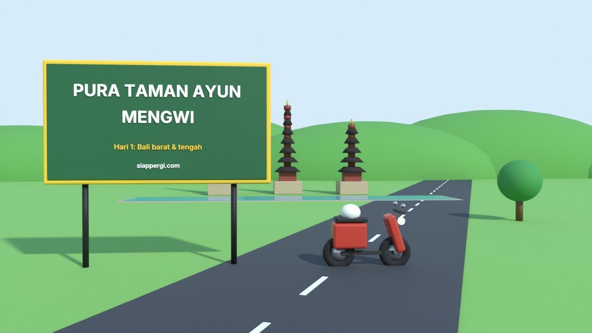 Pura Taman Ayun in Mengwi, an easy scooter ride from Tanah Lot.
