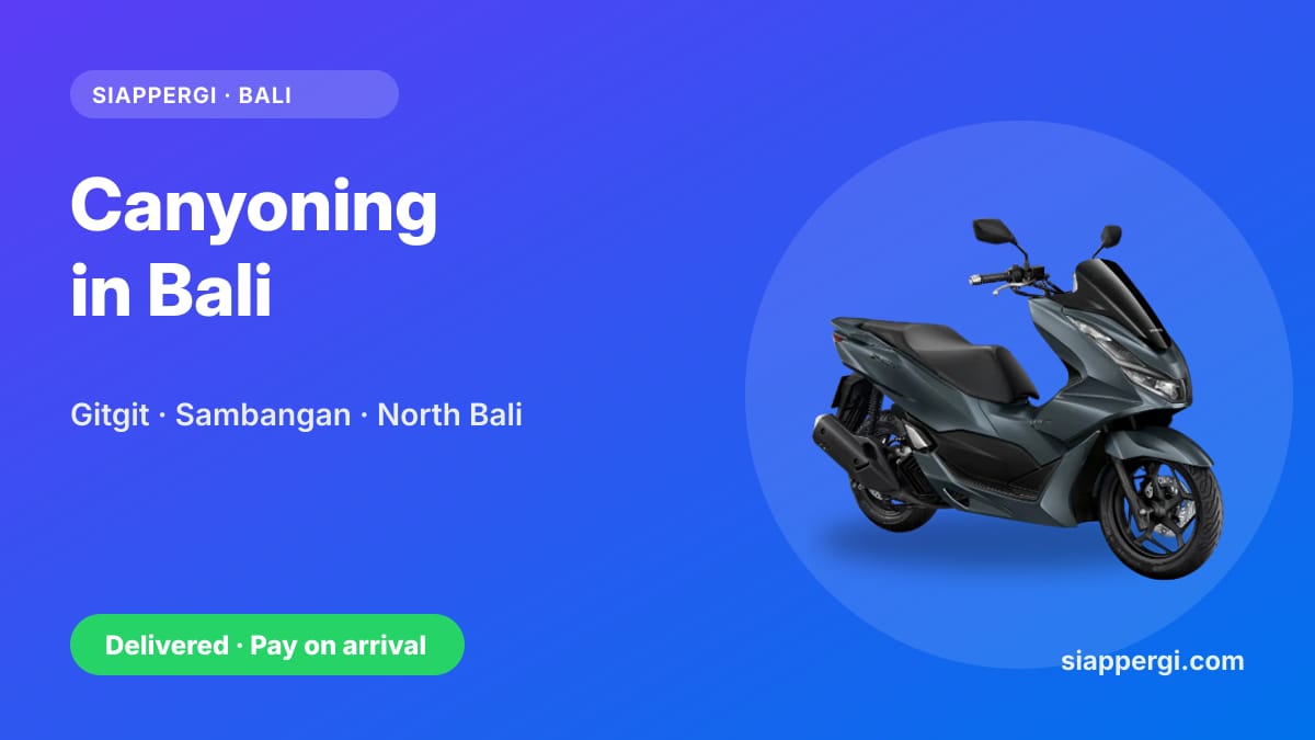 Canyoning in Bali: North Bali Canyons, What to Expect and Getting There by Scooter
