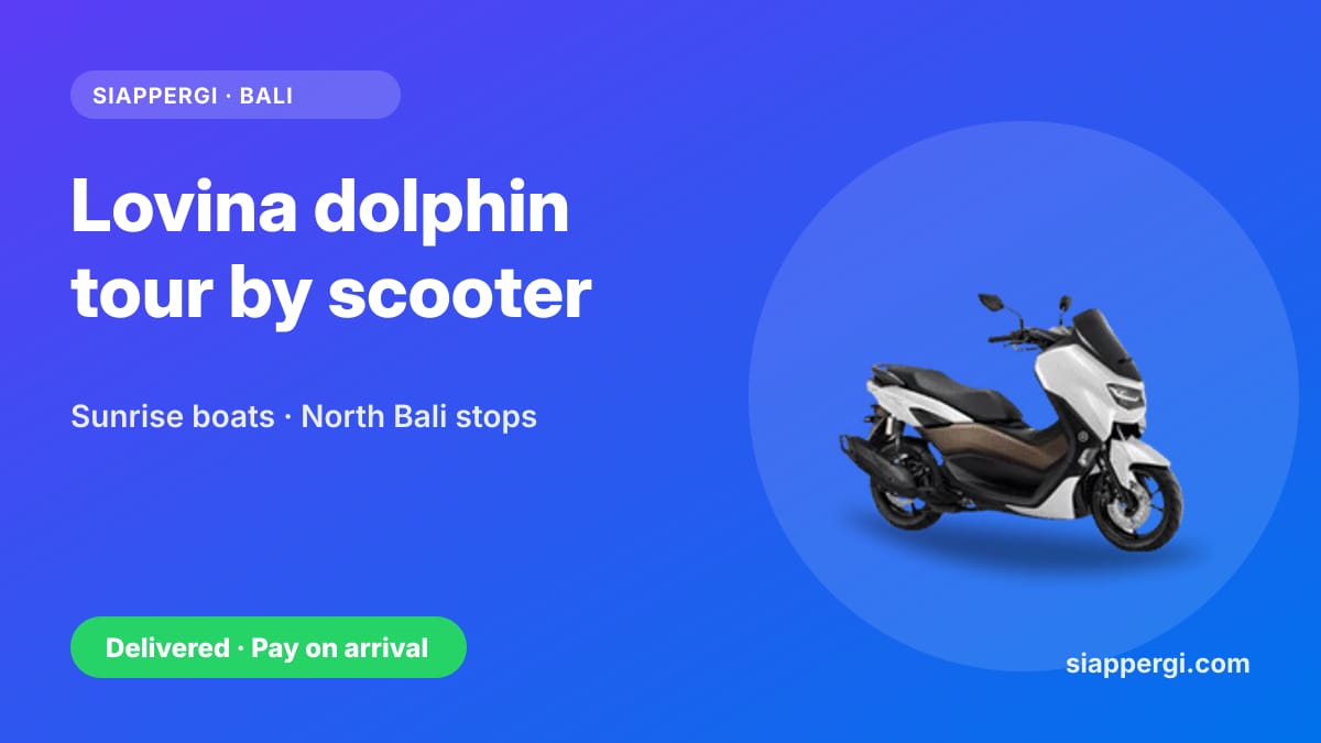 Lovina Dolphin Tour by Scooter: Sunrise Boats, Responsible Choices & Stops in North Bali