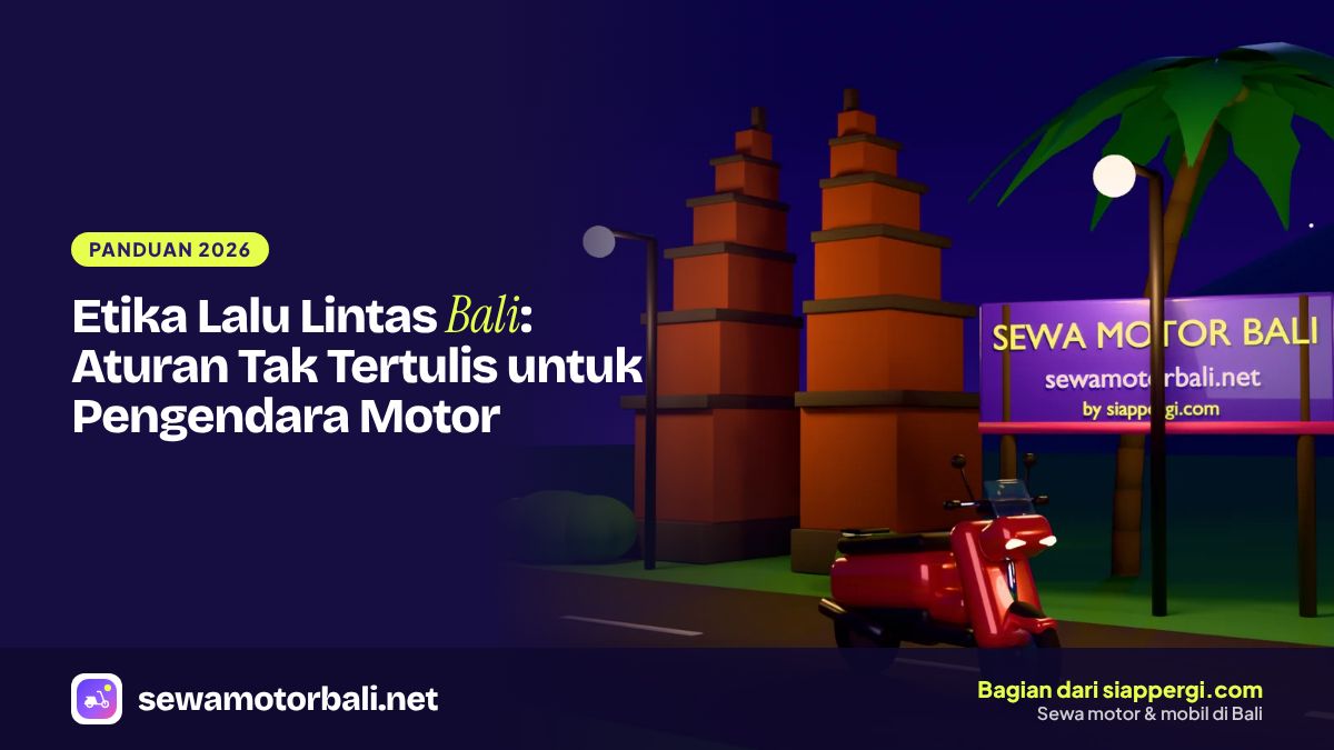 SewaMotorBali.net cover: Bali road etiquette for scooter riders